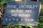 CROSSLEY Irene 1919-1998