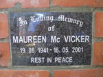 McVICKER Maureen 1941-2001