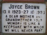 BROWN Joyce 1923-1990