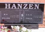 HANZEN W.F. 1936-2003 & J.C.Z. 1938-2006