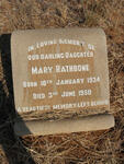 RATHBONE Mary 1934-1950