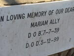 ALLY Mariam 1939-1999