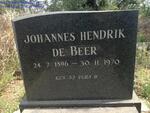 BEER Johannes Hendrik, de 1896-1970