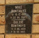 BONTHUYS Mike 1921-2007 & Dulcie 1923-1997