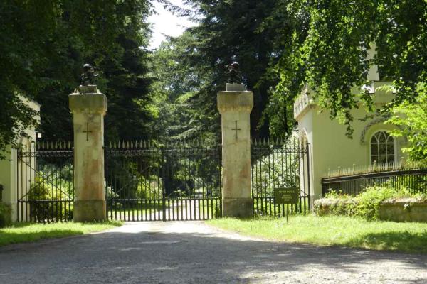 Picton Castle gates (private entrance)