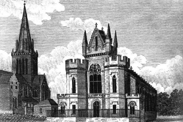 Glasgow, Old Barony Church 1825